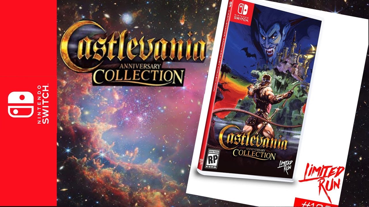 Jeu Nintendo Switch : Castlevania Anniversary Collection - Compilation De Jeux Rétro - Version Neuf Sous Film