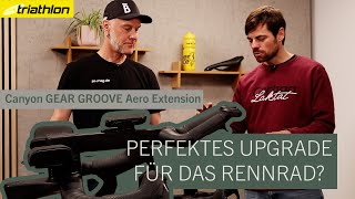 Canyon GEAR GROOVE Aero Extension: Machen sie das Triathlonrad überflüssig? | TESTCENTER