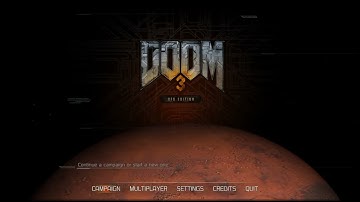 Doom 3 BFG Edition - Title Screen