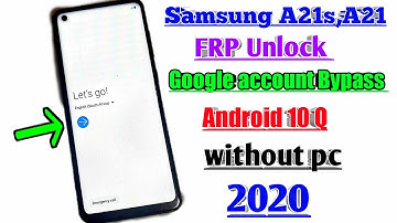 ALL SAMSUNG Android 10 FRP Bypass August 2020 | A21s/A21/A41 FRP Bypass NO Bluetooth / NO Window Pin