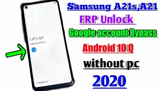 ALL SAMSUNG Android 10 FRP Bypass August 2020 | A21s/A21/A41 FRP Bypass NO Bluetooth / NO Window Pin