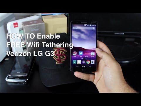 LG G3 How To Enable Native Wifi Tethering