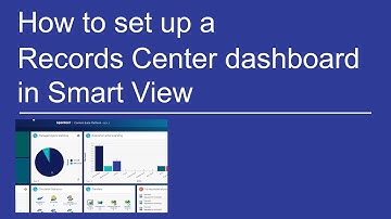 How to set up the Records Center in Smart View | OpenText Content Suite Platform