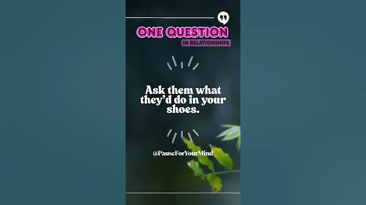 Psychology says - One Question #shorts #youtubeshorts #motivation #love #facts #quotes #affirmations