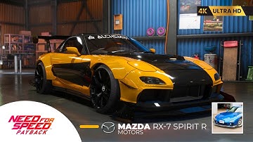 Mazda RX-7 Spirit R – Need for Speed Payback | Full Restoration & Tuning | 4K ULTRA HD