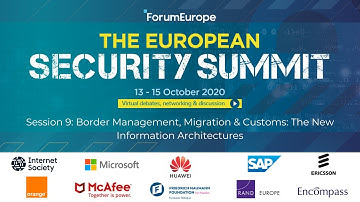 Session 9: Border Management, Migration & Customs: The New Information Architectures