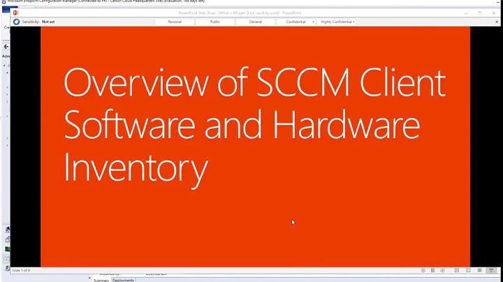 Overview of SCCM Client Software and Hardware Inventory