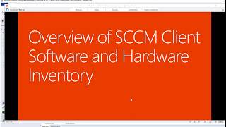 overview of sccm client software and hardware inventory