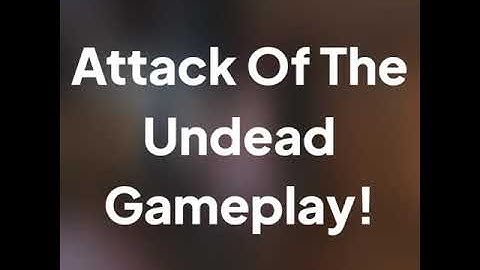 Attack of The Undead Gameplay In COD Mobile!  #shorts