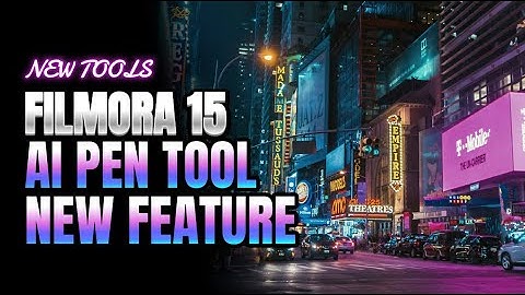 FILMORA 15 | NEW FEATURE | STROBE LIGHTING AI PEN TOOL | Hindi/Urdu Tutorial...!