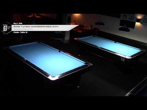 Poolcentrum Boven't IJ Huistornooi 9-ball Reeks 10 Toernooi #11