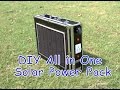 DIY All in One Portable Solar Power Pack || Low Cost Solar Generator