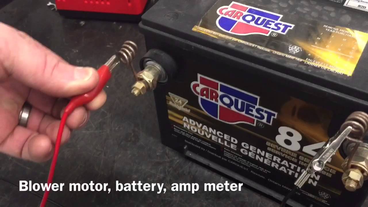 Blower Motor Amperage Change YouTube