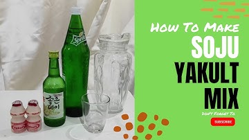 How to make Yakult Soju  Easy to Mix