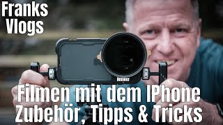 Filmen mit dem Iphone 15 Pro Apple ProRes Log Tipps und Tricks Neewer iPhone 15 Pro  Cage Rig