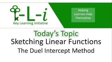 Sketching Linear Functions   Duel Intercept Method