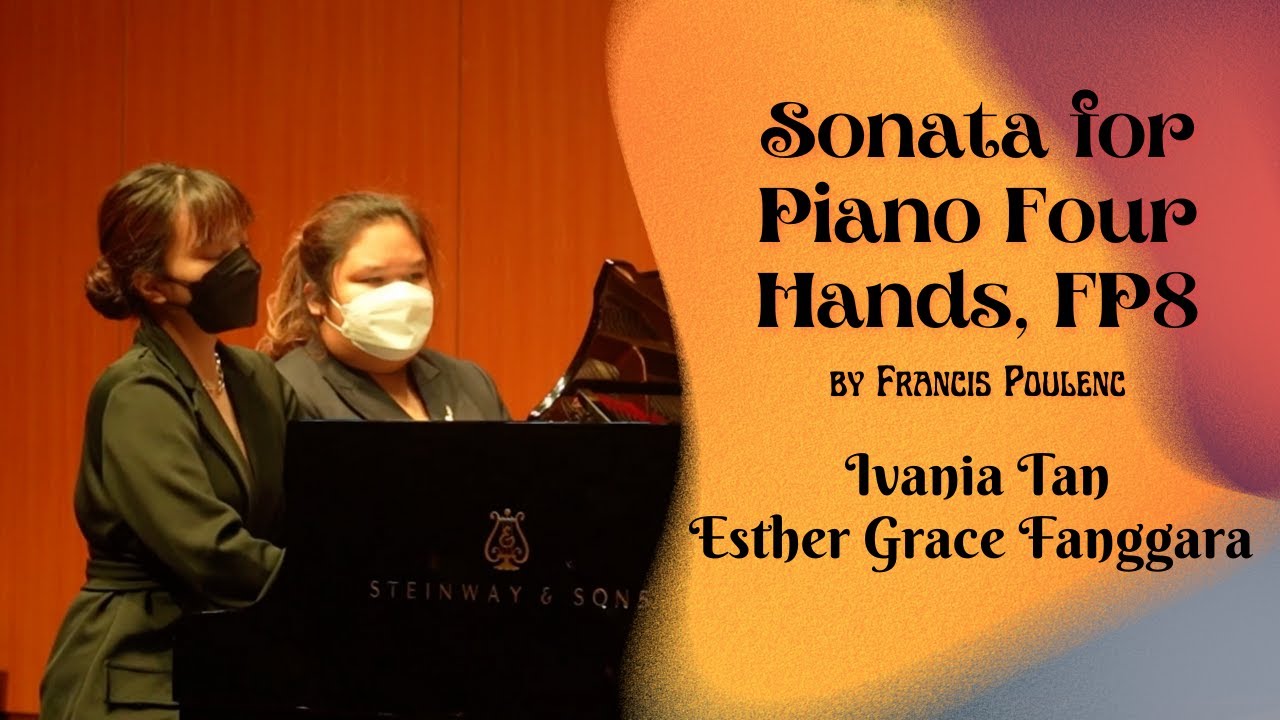 Francis Poulenc: Sonata for Piano Four Hands, FP8 | Duo Rapsodia - YouTube