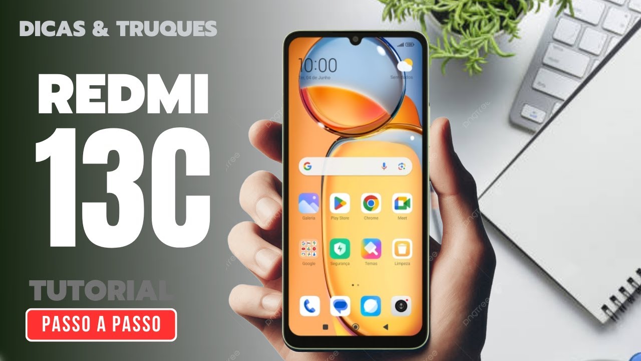 Como gravar a tela somente com o áudio do microfone no Xiaomi Redmi 13C ...