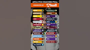 North Dakota State Starts 2025 No 1 In The AFCA FCS Coaches Poll Presented By Hudl 