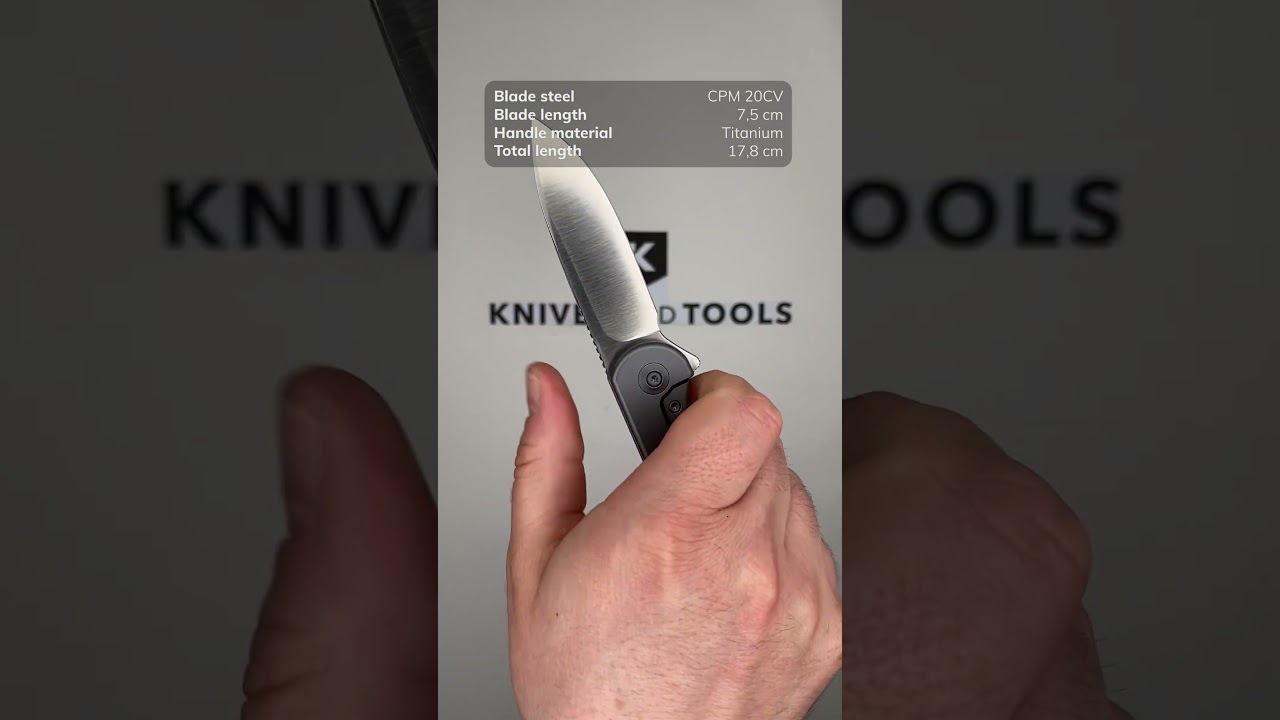 WE Knife Elementum WE18062X 1 Satin, Gray Titanium pocket knife