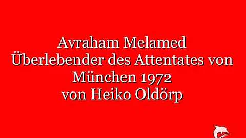 Avraham Melamed - berlebender des Attentates von M...