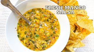 Fresh Mango Salsa Recipe | Spicy Mango Dip