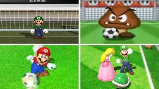 Evolution of - Football Minigames in Mario Party Games