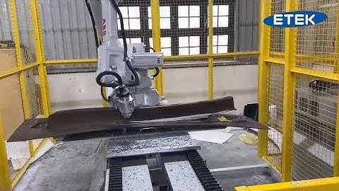 ETEK - Ứng Dụng Robot ABB Cắt Ốp Vỏ Thành Phẩm