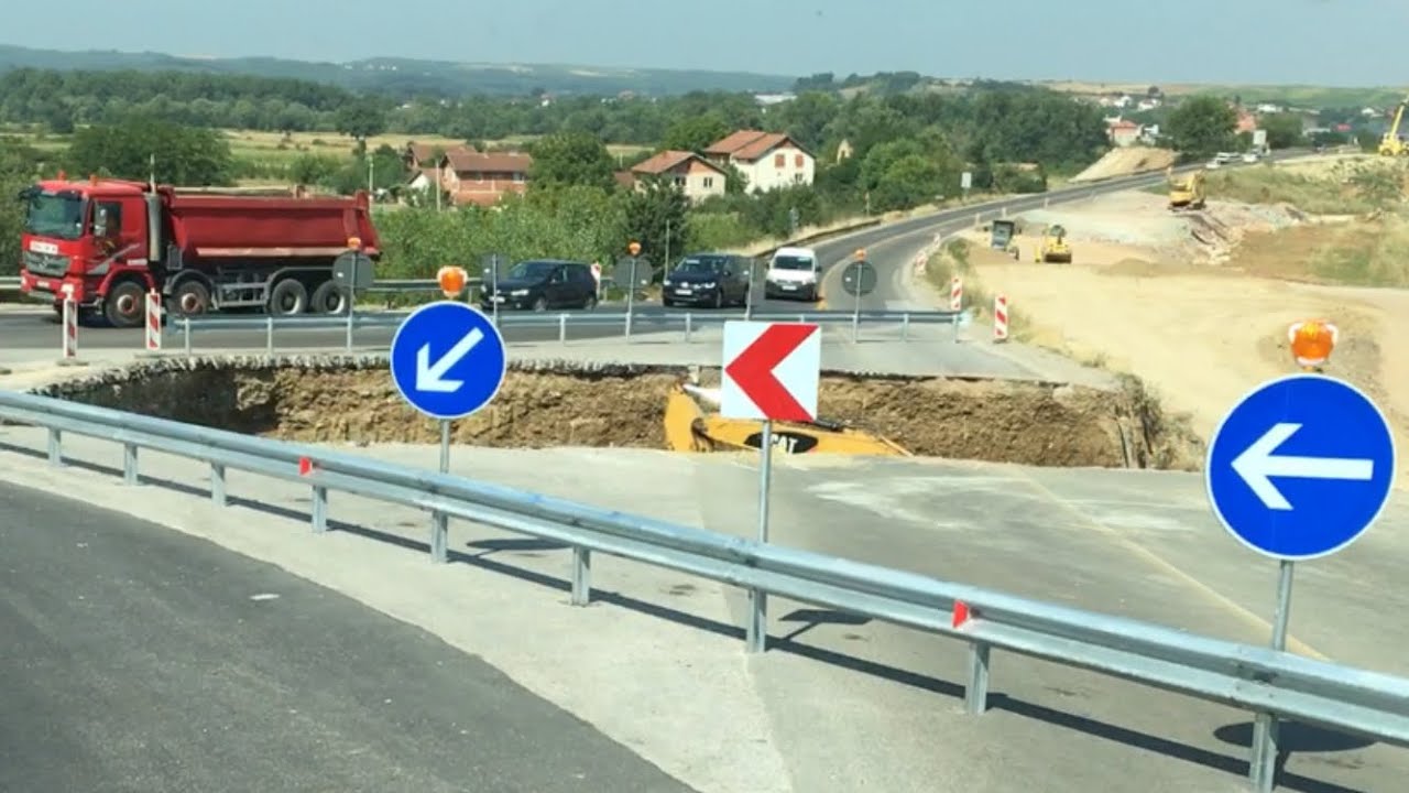 Rruga Prishtine - Kline -Peje  shume shpejt me 4 korsi