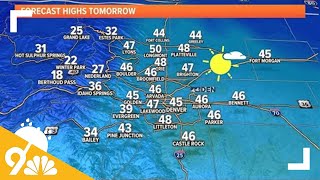 One more mild day before cold weather moves in
