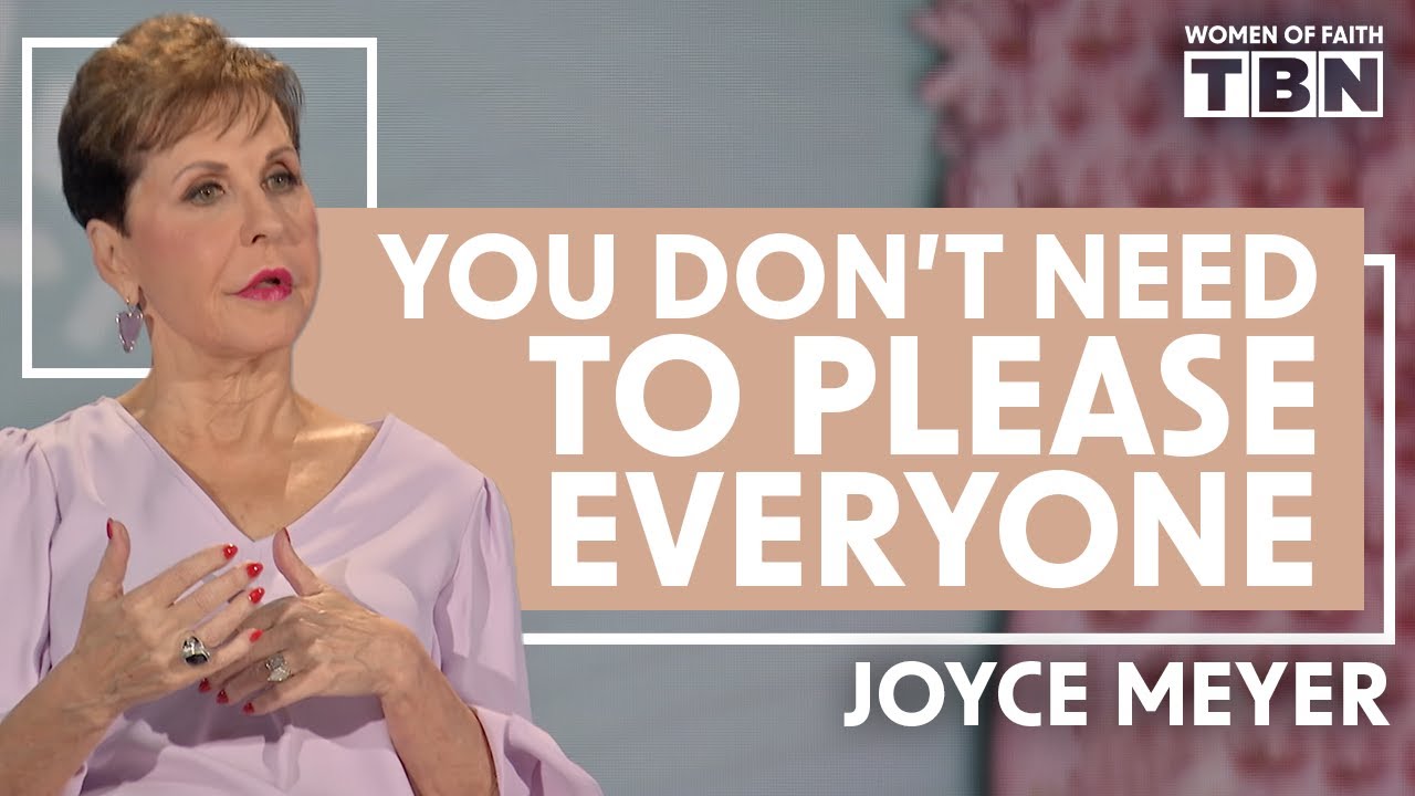Joyce Meyer You Can People Pleasing Women of Faith on TBN