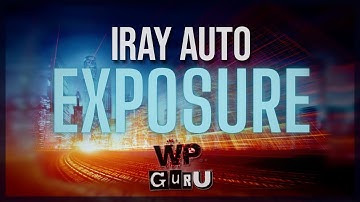 How to use the Iray Auto Exposure Tool in Daz Studio