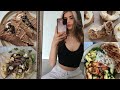 WHAT I EAT IN A WEEK- no restriction, eating intuitively healthy and realistic