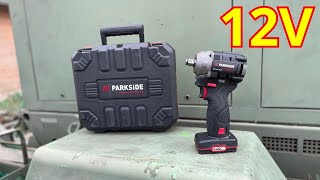 Parkside Performance Impact Wrench PPDSSA 12 A1 vs Milwaukee Stubby Impact  Wrench 12V 