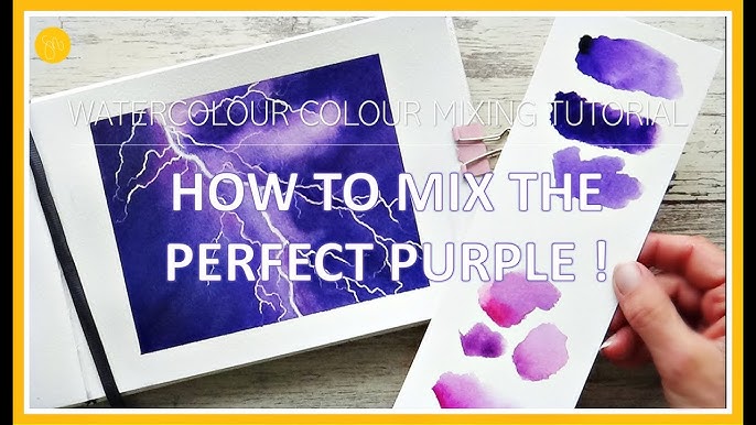 How to Mix Vibrant Purple With Acrylic Paint — EttaVee