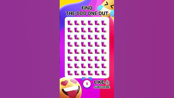 [Find The Odd One Out 3quiz - 015] How fast can you find the odd one? Find The Odd Emoji Out