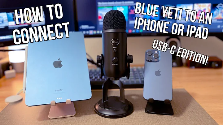 How to Connect a Blue Yeti Mic to an iPhone 15/iPhone 16 or iPad with USB C