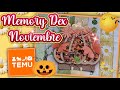 Memory Dex Noviembre con troquel de TEMU 🎃🖇️