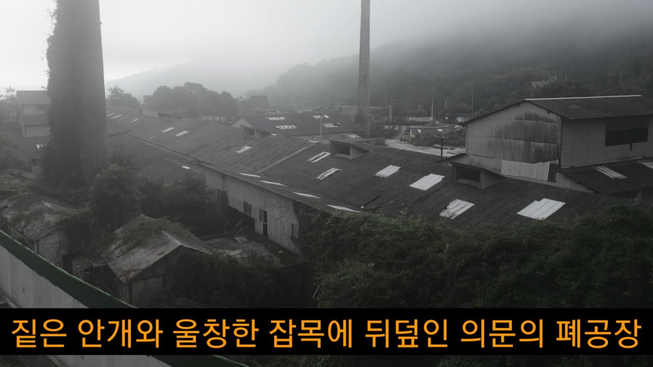 2013년에 모두 멈춰 버린 한 폐공장에 들어가 보았다