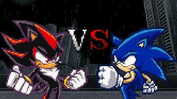 Sonic vs shadow | Sprite Animation 