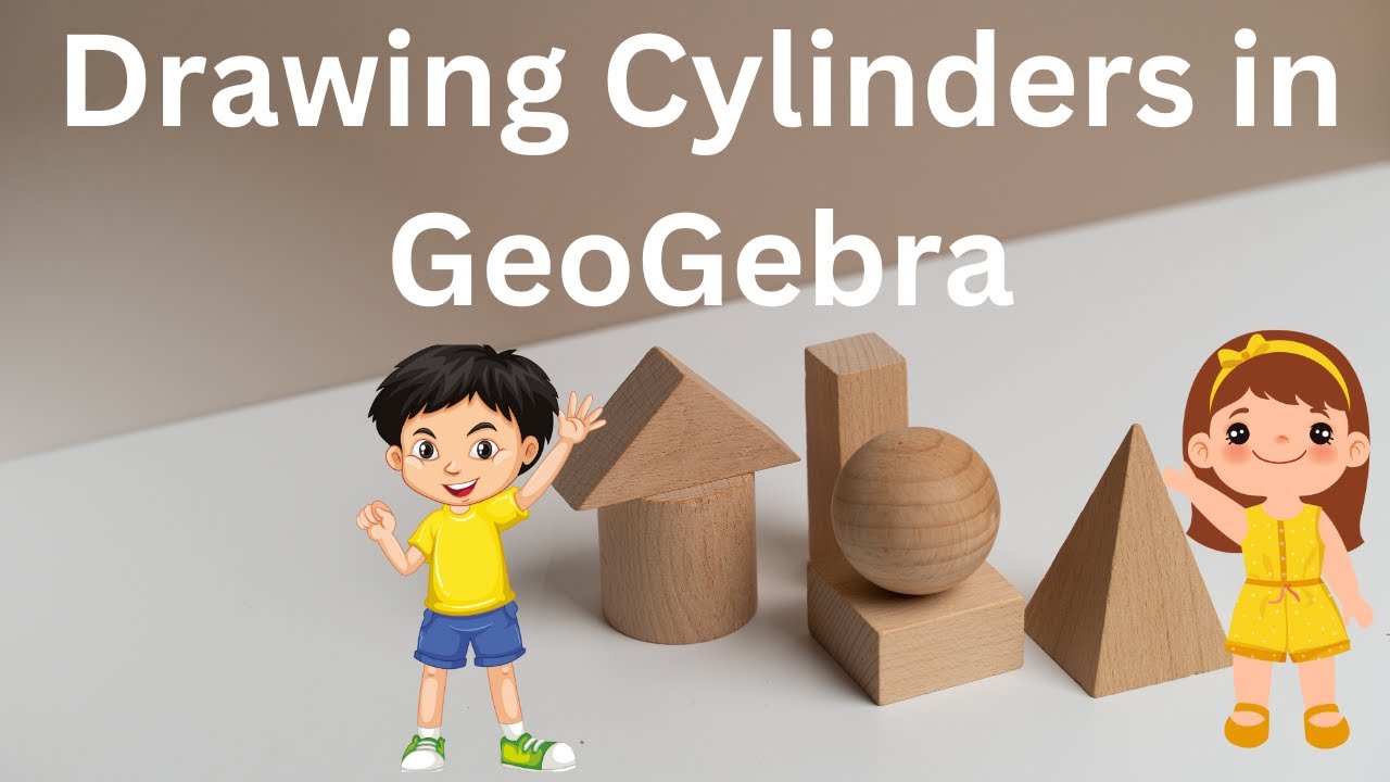 How to Draw Cylinders in GeoGebra | geogebra 3D | geogebra | 