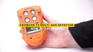 How Do I Calibrate the Crowcon T4 Multi Gas Detector screenshot 5