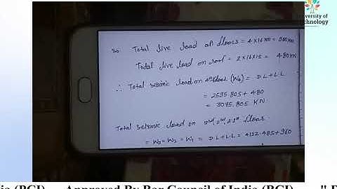 Numerical of Earthquake Load Calculation Part- | Online Education | Learn Online