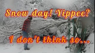 Snow Day! Yippee? I don&#39;t think so...