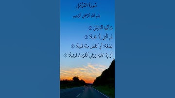الشيخ_صلاح_بوخاطر🌿  القرآن_الكريم  سورة_المزمل🌿