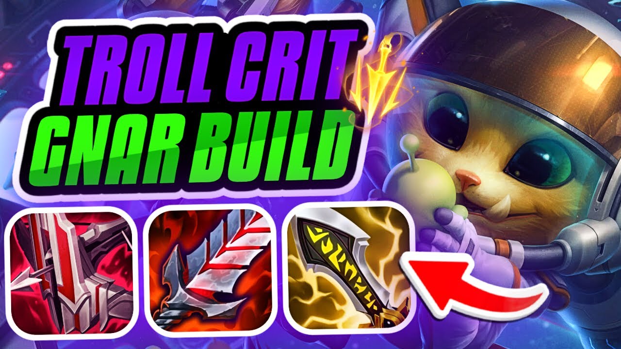 TROLLING WITH FULL CRIT GNAR!!! Season 14 Gnar Gameplay (League of Legends)