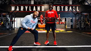 What a MARYLAND FOOTBALL Workout Looks Like | Gym U