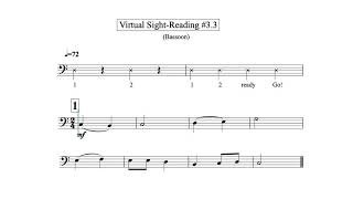 Virtual Sight Reading Level 3.3 (Bassoon)
