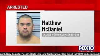 Theodore man charged with production of child pornography