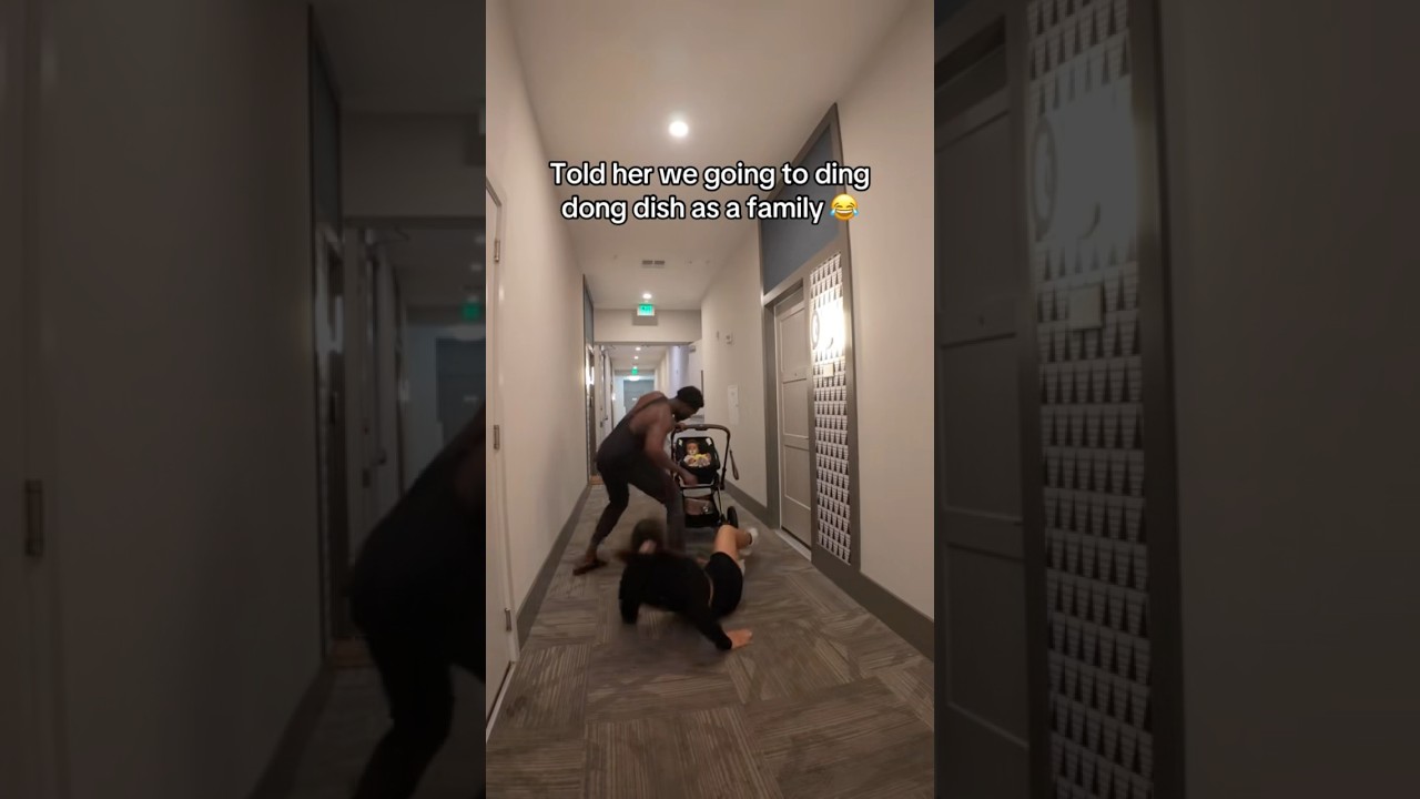 if only the baby could run 🤣🥰 